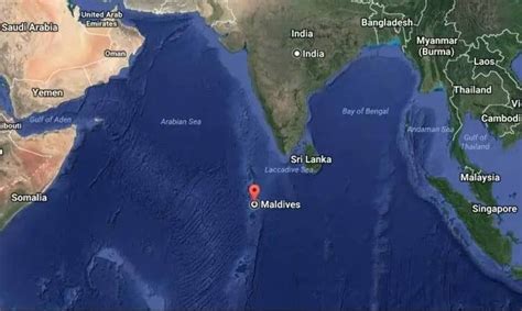 Las Islas Maldivas Ubicación En El Mapa Mundi 🗺️ ️