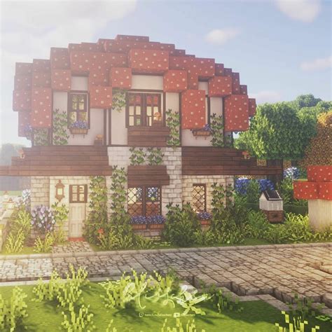 View 19 Cute Aesthetic Cottagecore Minecraft Builds