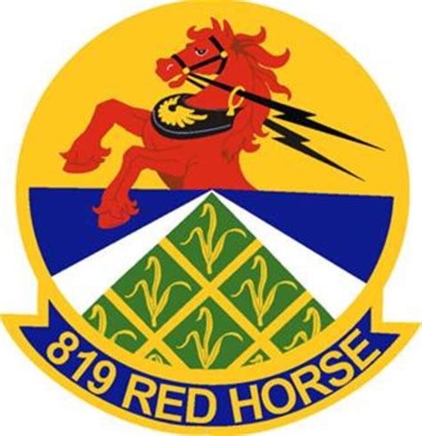 819th Red Horse Squadron Malmstrom Air Force Base Display
