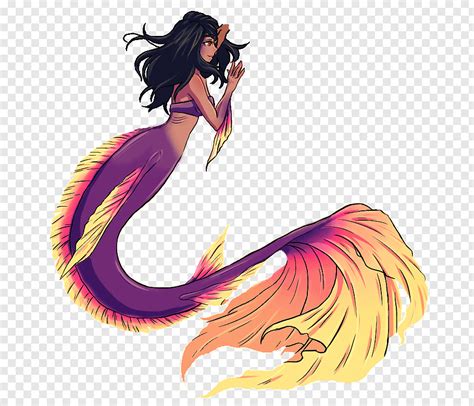 Fan Art Mermaid Aphmau Artist Mermaid Tail Legendary Creature Fictional Character Tail Png