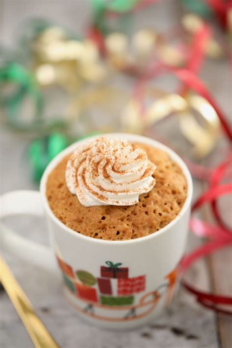 I microwaved my cake for 1 minute using a 1100 watt microwave. Gingerbread Mug Cake (Egg Free) - Gemma's Bigger Bolder Baking