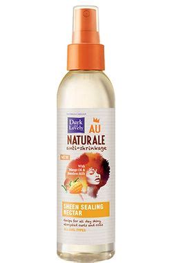 You can either embrace shrinkages or minimize it. Dark and Lovely AU Naturale Anti-Shrinkage Sheen Sealing ...