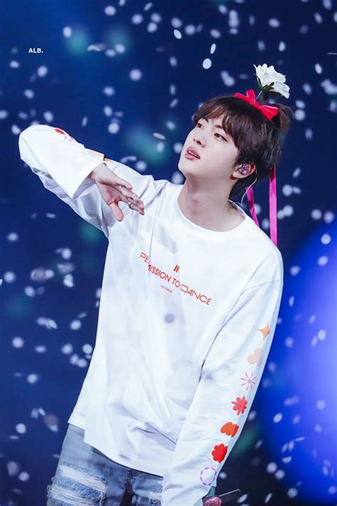 Btss Jin Redefines The Word Cute With A Special Hairdo For Armys At