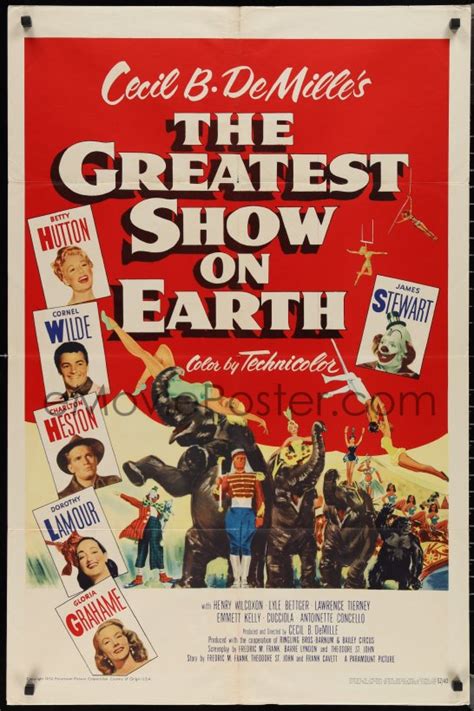 2b1082 greatest show on earth 1sh 1952 best image of james stewart betty