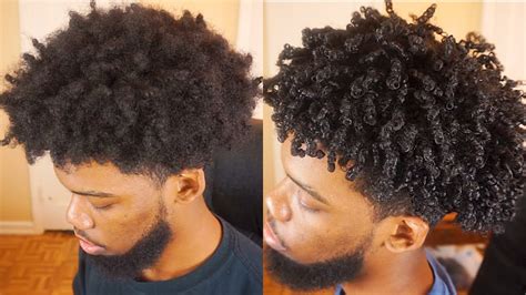 How To Get Curly Hair For Black Men Define Curls Natural Hair Mens