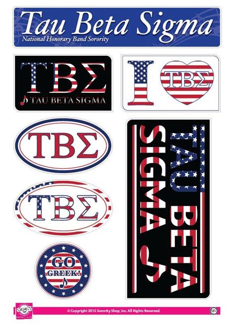 Tau Beta Sigma American Stickers Alpha Kappa Delta Phi Alpha Omega