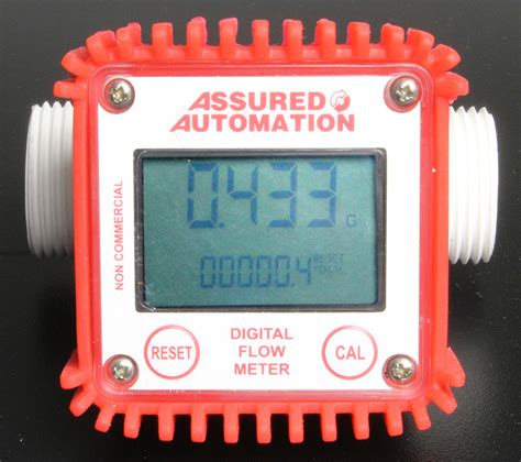 Digital Fluid Flow Meter With Resettable Totals And Flow Rate By Flowscom