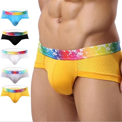 2020 mens briefs breathable modal cotton panties sexy u convex penis pouch underwear shorts