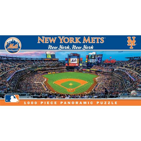 Masterpieces Sports Panoramic Puzzle Mlb New York Mets Center View