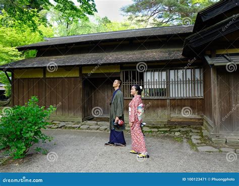 Kakunodate Samurai District In Akita Japan Editorial Photo Image Of