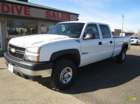 2006 Summit White Chevrolet Silverado 2500hd Ls Crew Cab 4x4 111066534