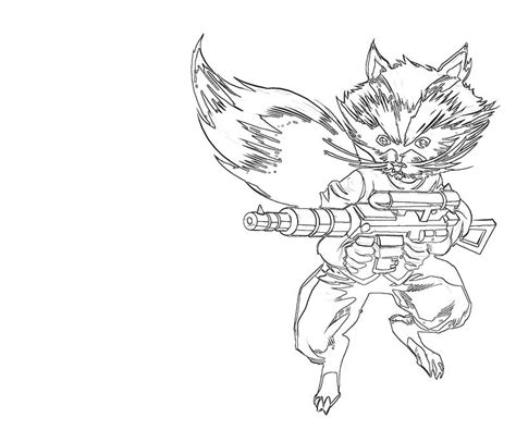 Click the rocket raccoon coloring pages to view printable version or color it online (compatible with ipad and android tablets). Rocket Raccoon Look | Lowland Seed