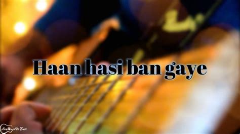 Hasi Ban Gaye Female Version Karaoke With Lyrics Youtube