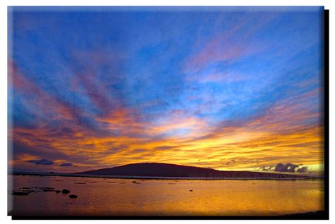 Baby Beach Lahaina Sunset On Canvas Phenomenal Photos Maui