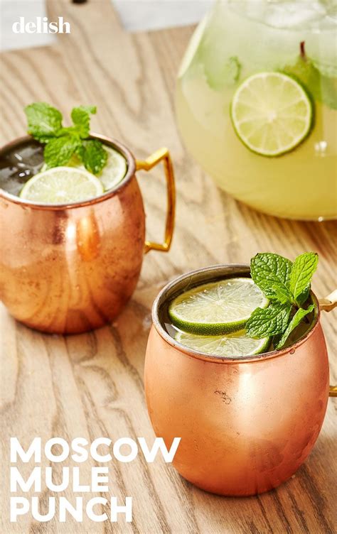 this big batch moscow mule recipe is the ultimate party punchdelish vodka cocktails non