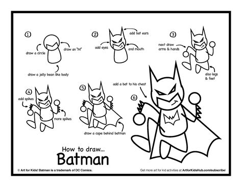 In this drawing lesson, we'll show how to draw batman step by step total 6 phase here we create a batman it will be beginners friendly guide. How To Draw Batman - Art For Kids Hub - | Batman, Drawings ...