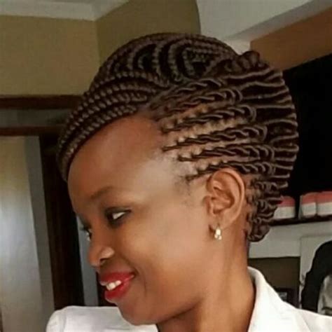 This hairstyle can be braided using an attachment or wool. See this hairstyle by @0726851848 on Tress • 105 likes | Natural hair braids, African hair ...