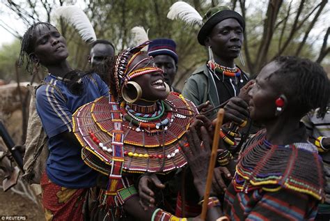 Inside The Traditional Tribal Wedding Ceremony That Still Takes Place In Kenya Daily Mail Online