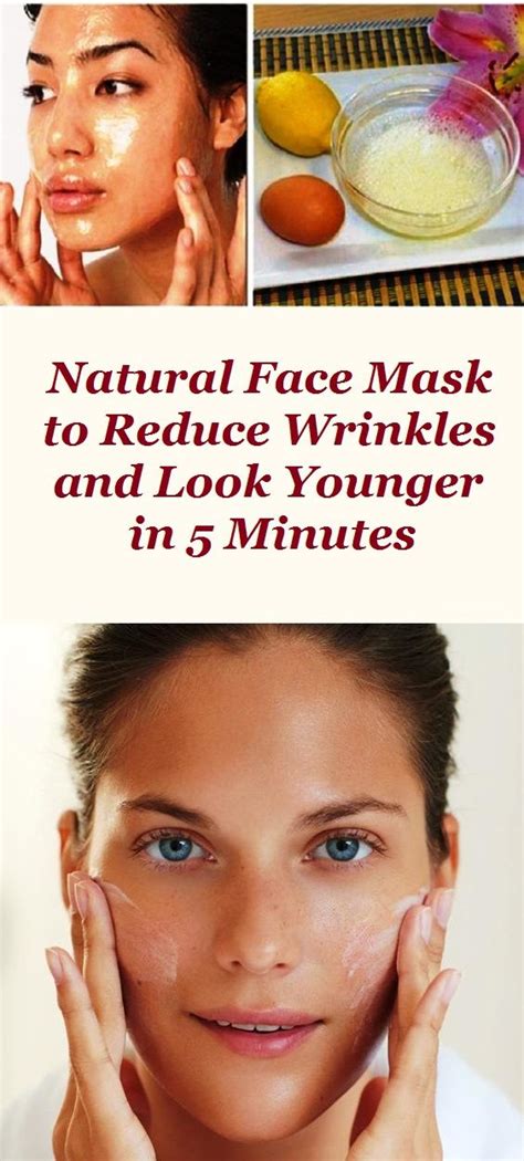 Natural Face Mask To Reduce Wrinkles And Look Younger In 5 Minutes