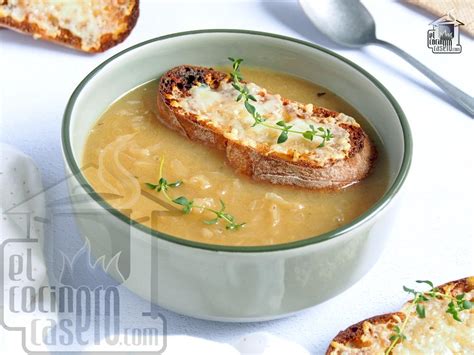 Sopa De Cebolla El Cocinero Casero De Cuchara