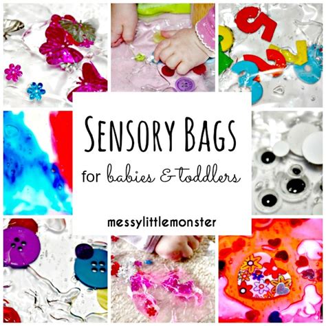 How To Make Sensory Bags For Babies And Toddlers Messy Little Monster