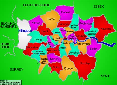 Map Of London Political Regional Hot Sex Picture