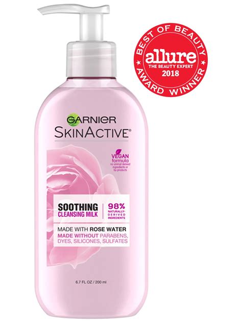 It has mve delivery technology which is helpful in moisturizing your dry skin naturally. Soothing Rose Water Cleansing Milk - Facial Cleanser - Garnier