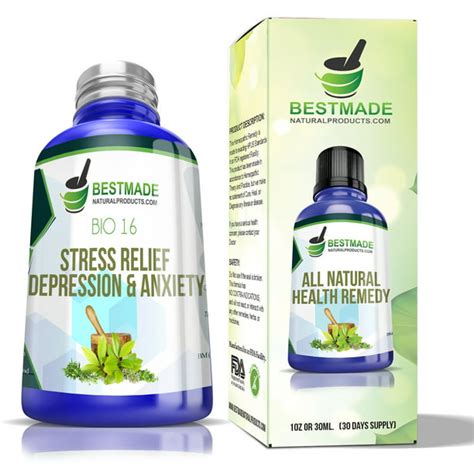 Bestmade Stress Relief Depression And Anxiety Natural Remedy Bio16