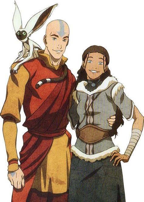 Older Aang And Katara Avatar Characters Older Aang Avatar Ang