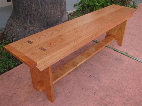 Shaker Style Bench In Cherry By Jackmoony