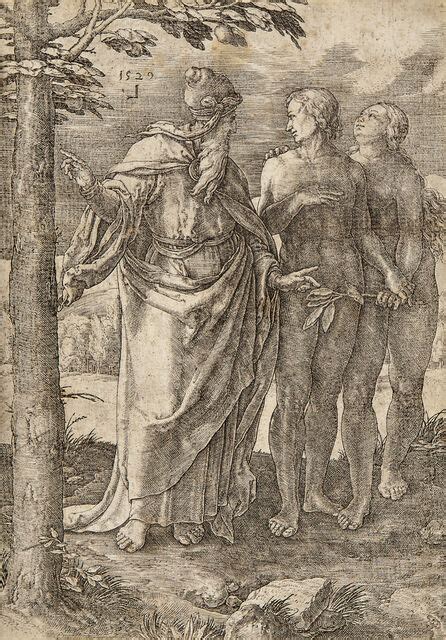 Lucas Van Leyden The First Prohibition From The Story Of Adam And