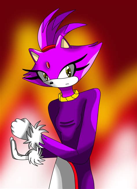 Blaze The Cat Flames By Toawak On Deviantart