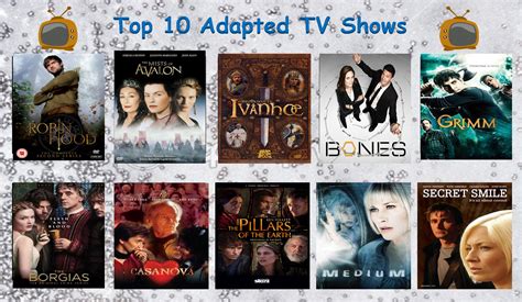 Top 10 Adapted Tv Shows 2 By Ladybladewaragnel On Deviantart