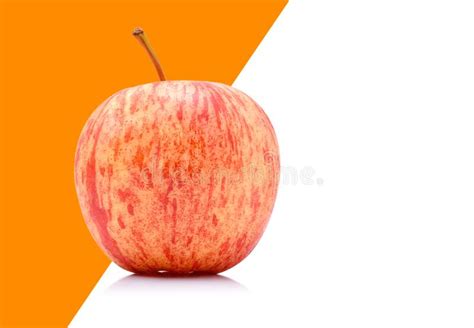 Gala Apples Isolate On White Background Stock Image Image Of