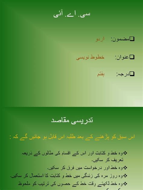 Letter Writing In Urdu Ii Urdu