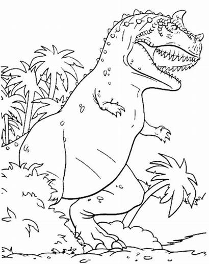 Rex Coloring Dinosaur Scary Colouring Printable Adult