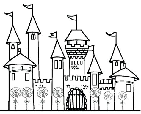 Disney World Castle Coloring Page At Free Printable