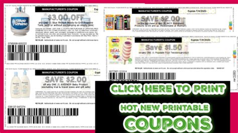 More Great New Printable Coupons Blue Rhino Aveeno My Publix