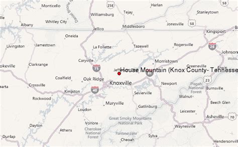 House Mountain Knox County Tennessee Mountain Information