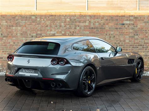 Ferrari's signature twin rear lights adorn the tail. 2019 Used Ferrari Gtc4 Lusso V12 | Grigio Silverstone