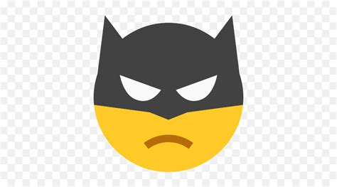 Batman Emoji Icon Cartoon Pngbatman Face Png Free Transparent Png