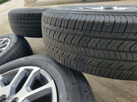 20" Toyota Tundra 2023 TSS TRD OEM Wheels and Yokohama Geolander Tires