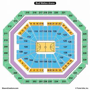 Bud Walton Arena Seating Chart Seating Charts Tickets