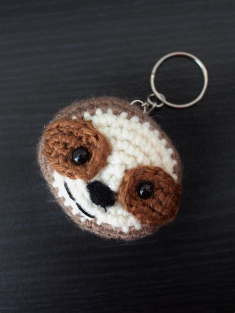 Sloth Keychain Cozy Little Mess