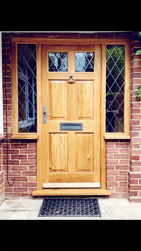 This Bespoke Over Leaded Double Glazed Oak Door Complete With Anvil