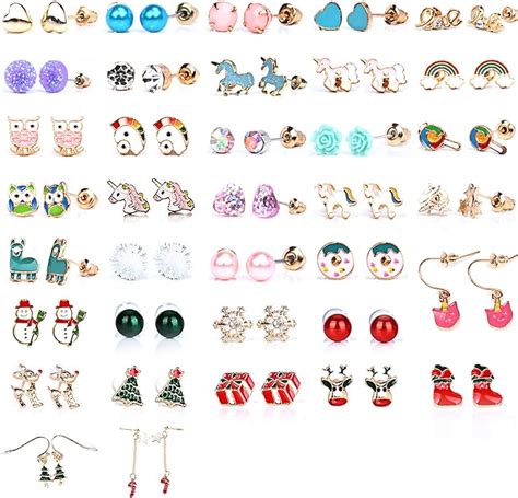 3236 Pairs Hypoallergenic Christmas Earrings Ts For Girls Kids