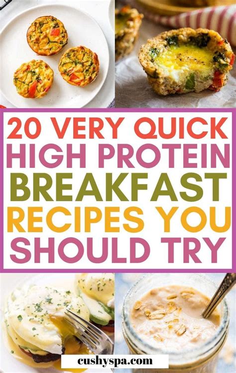 20 Quick High Protein Breakfast Ideas Quick High Protein Breakfast