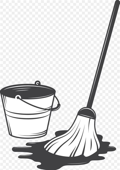 Cleaning Tool Illustration Png 1423x2029px Cleaning Art Black And