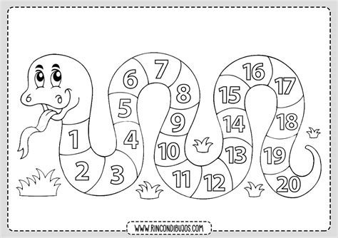 Aprender y Colorear Numeros - Rincon Dibujos