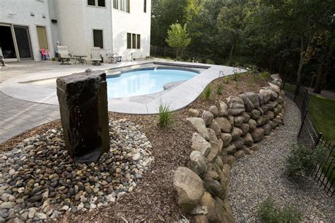 Sloped Backyard Pool Landscaping Backyard Landscaping